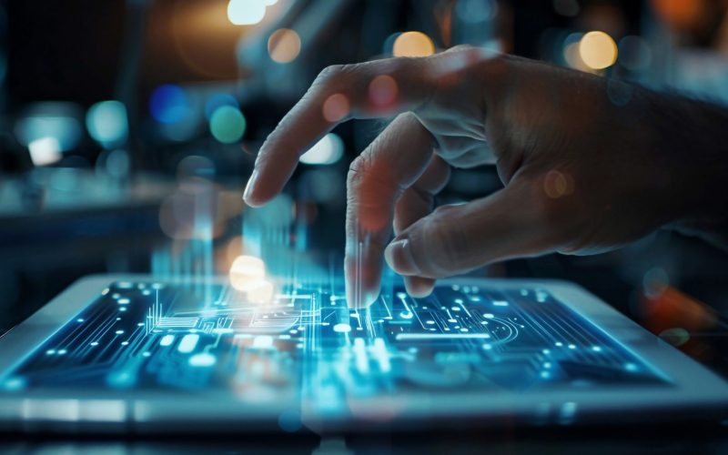 person-using-tablet-with-word-screen